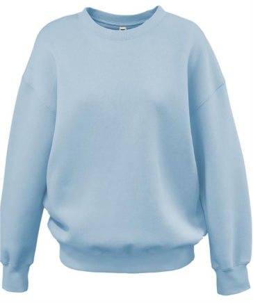 Ladies Soft Sponge Oversized Crewneck