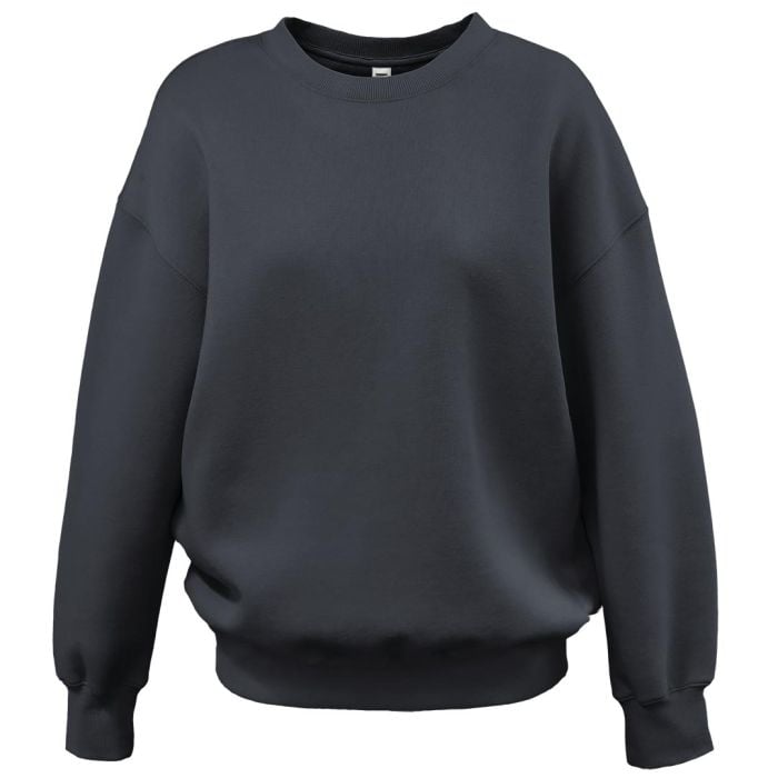 Ladies Soft Sponge Oversized Crewneck