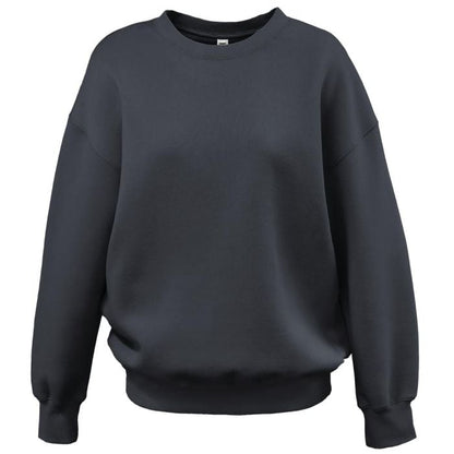 Ladies Soft Sponge Oversized Crewneck