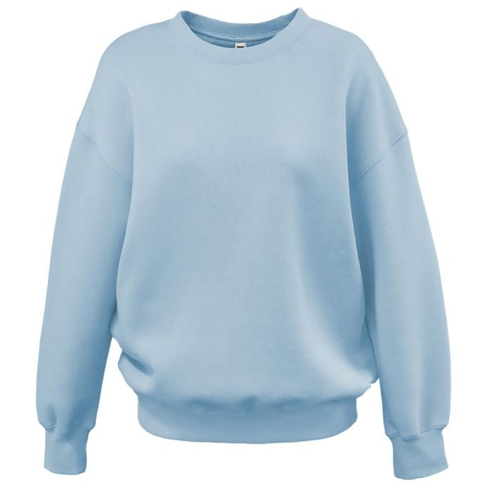 Ladies Soft Sponge Oversized Crewneck