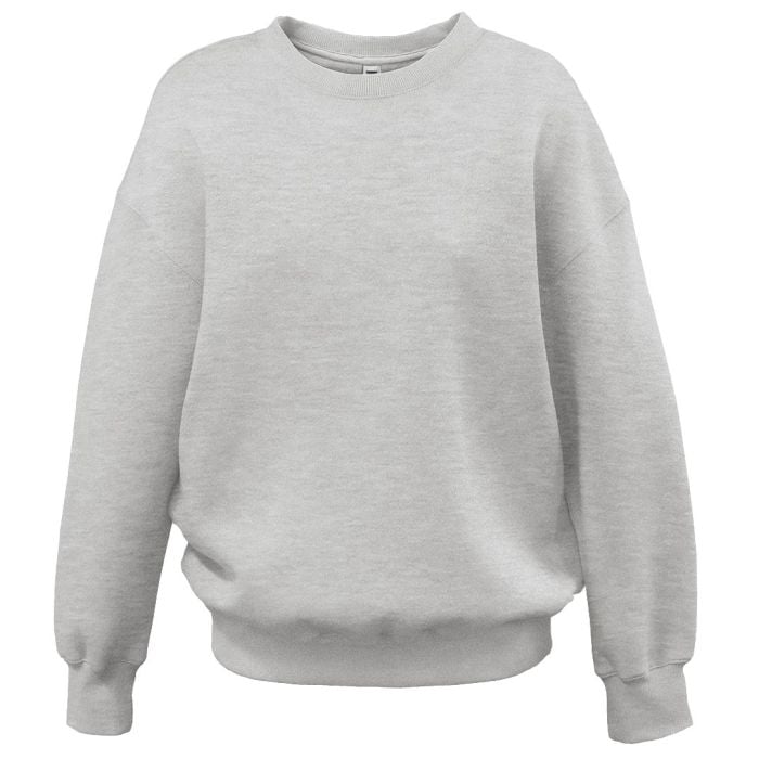 Ladies Soft Sponge Oversized Crewneck