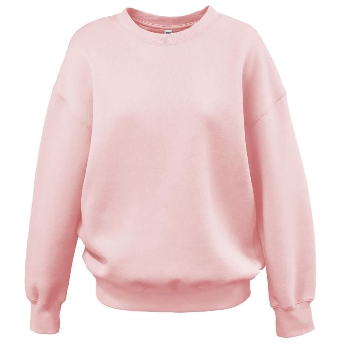 Ladies Soft Sponge Oversized Crewneck