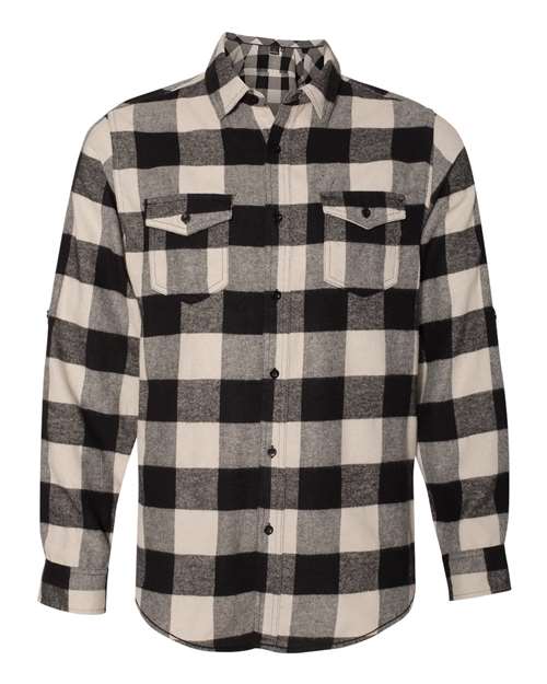 Long Sleeve Plaid Flannel Shirt