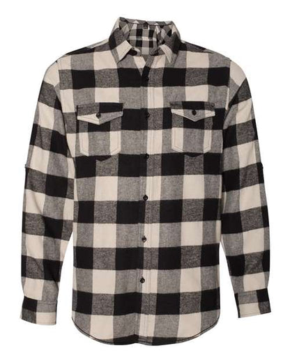 Long Sleeve Plaid Flannel Shirt