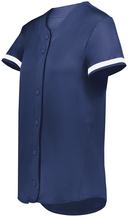 Ladie/Girls Cutter Full Button Softball Jersey