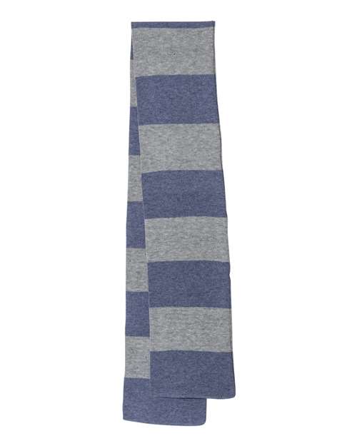 Rugby-Striped Knit Scarf (8512901644565)
