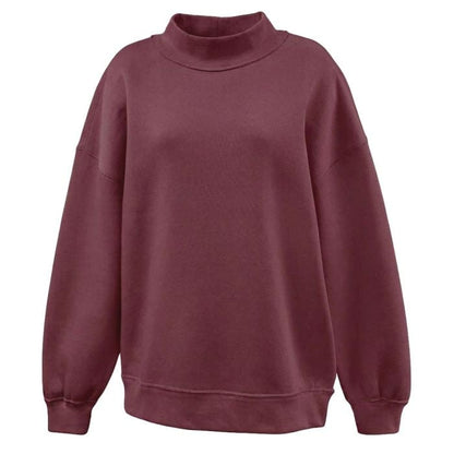 Girls/Ladies Soft Sponge Juliet Mockneck Sweatshirt