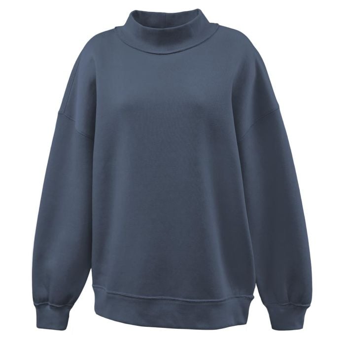 Girls/Ladies Soft Sponge Juliet Mockneck Sweatshirt