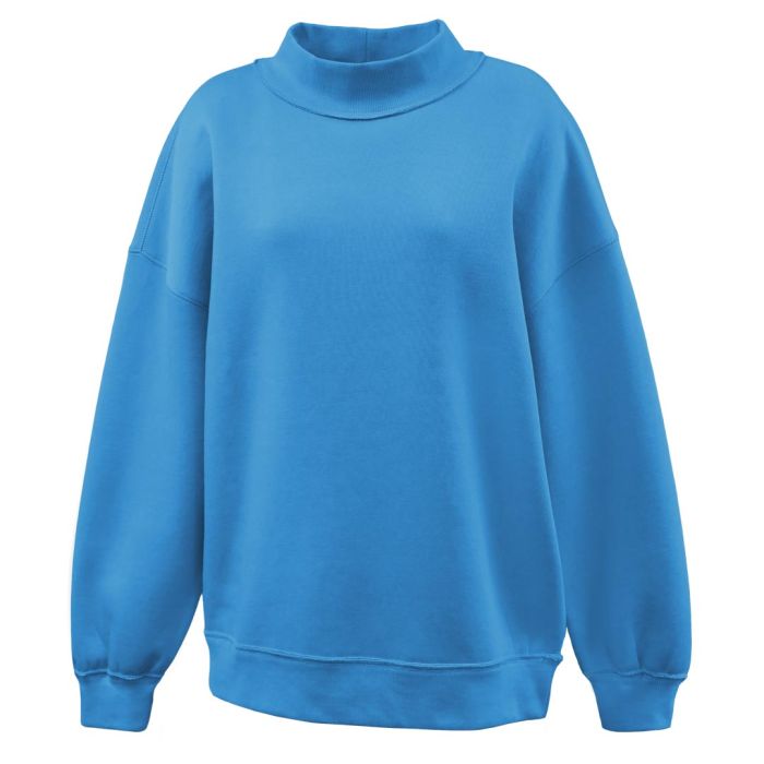 Girls/Ladies Soft Sponge Juliet Mockneck Sweatshirt