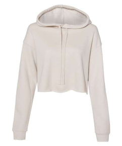 Ladies Cropped Hooded Sweatshirt