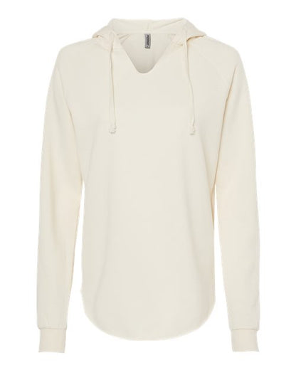 Ladies Wave Wash Hooded Sweatshirt
