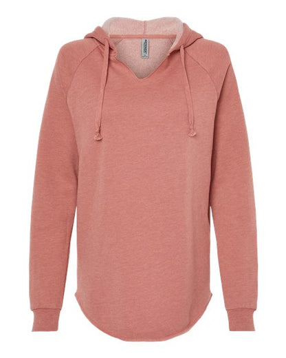 Ladies Wave Wash Hooded Sweatshirt