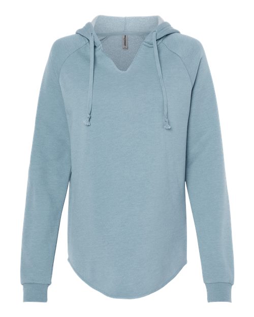 Ladies Wave Wash Hooded Sweatshirt