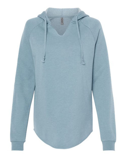 Ladies Wave Wash Hooded Sweatshirt