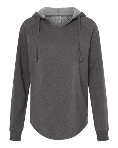 Ladies Wave Wash Hooded Sweatshirt