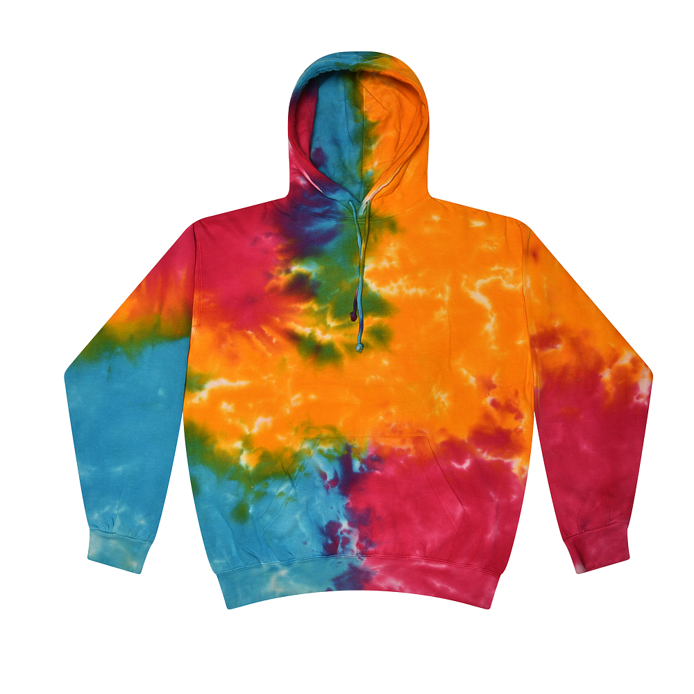 Tie-Dye Hooded Sweatshirt