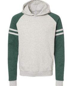 Varsity Colorblock Raglan Hooded Sweatshirt