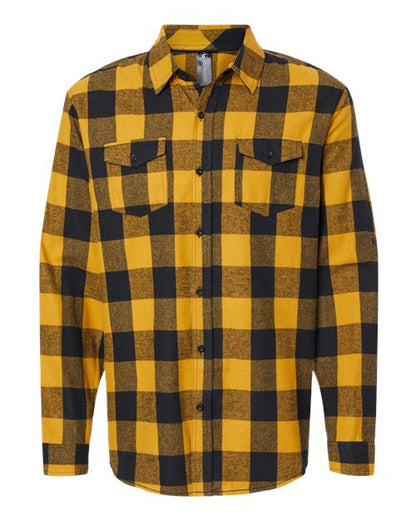 Long Sleeve Plaid Flannel Shirt