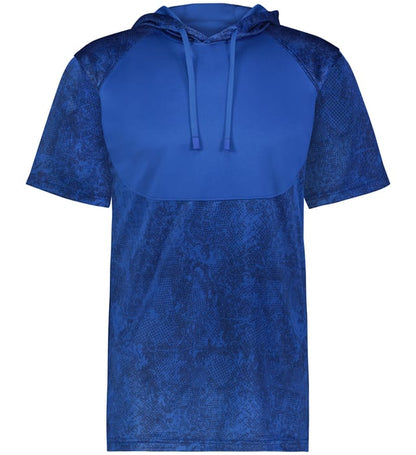 Stadium Print Short Sleeve Performance Hooded T