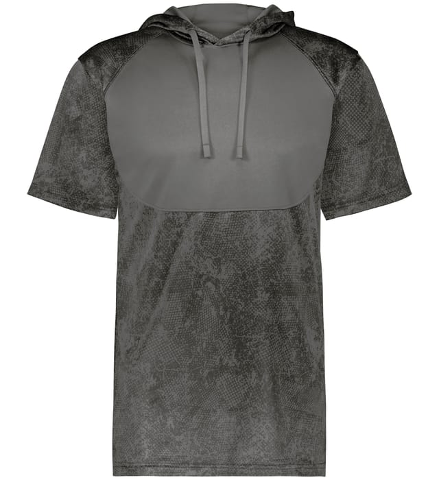 Stadium Print Short Sleeve Performance Hooded T