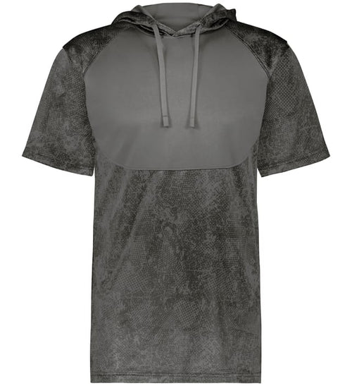 Stadium Print Short Sleeve Performance Hooded T