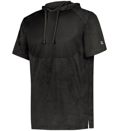 Stadium Print Short Sleeve Performance Hooded T