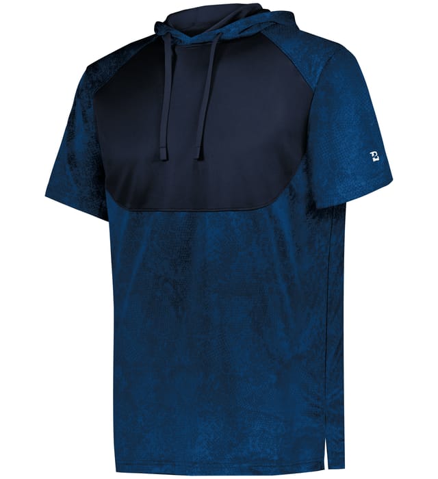 Stadium Print Short Sleeve Performance Hooded T