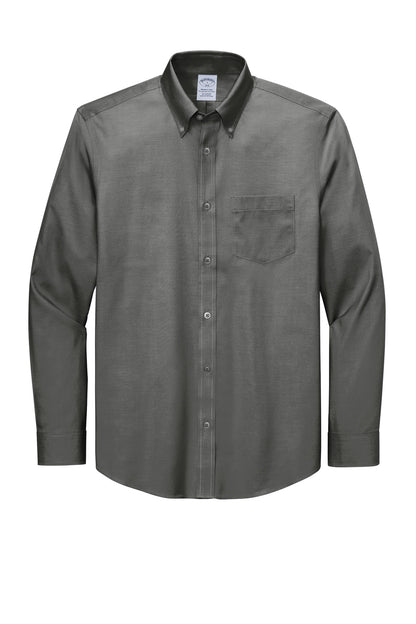 Wrinkle-Free Stretch Pinpoint Long Sleeve Shirt