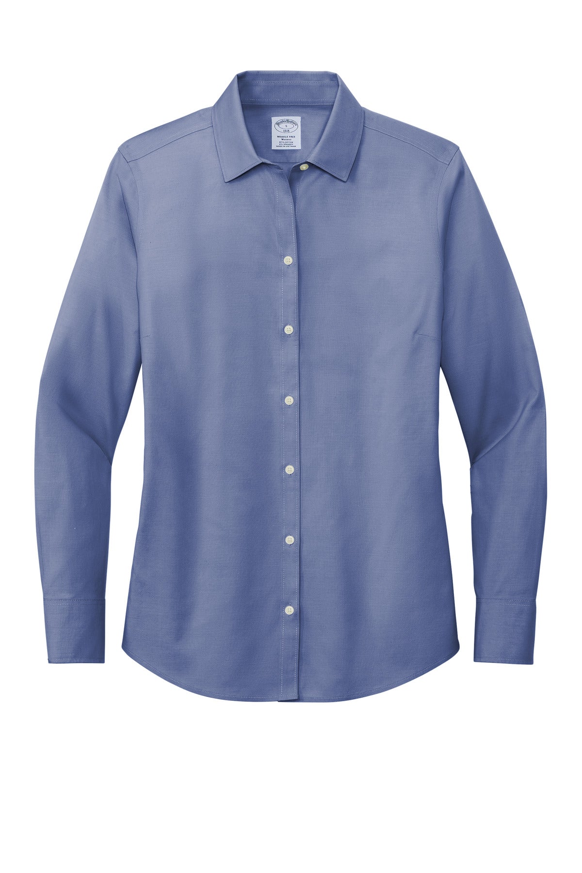 Ladies Wrinkle-Free Stretch Pinpoint Long Sleeve Shirt