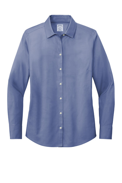 Ladies Wrinkle-Free Stretch Pinpoint Long Sleeve Shirt