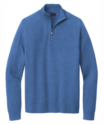 Cotton Stretch 1/4-Zip Sweater