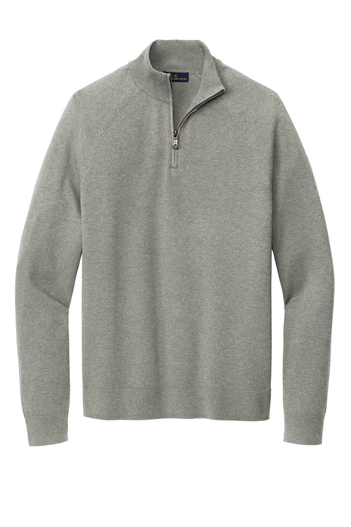 Cotton Stretch 1/4-Zip Sweater