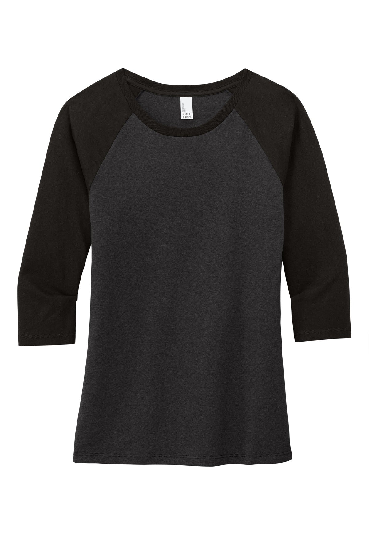 Ladies Tri-Blend 3/4 Sleeve Raglan Tee