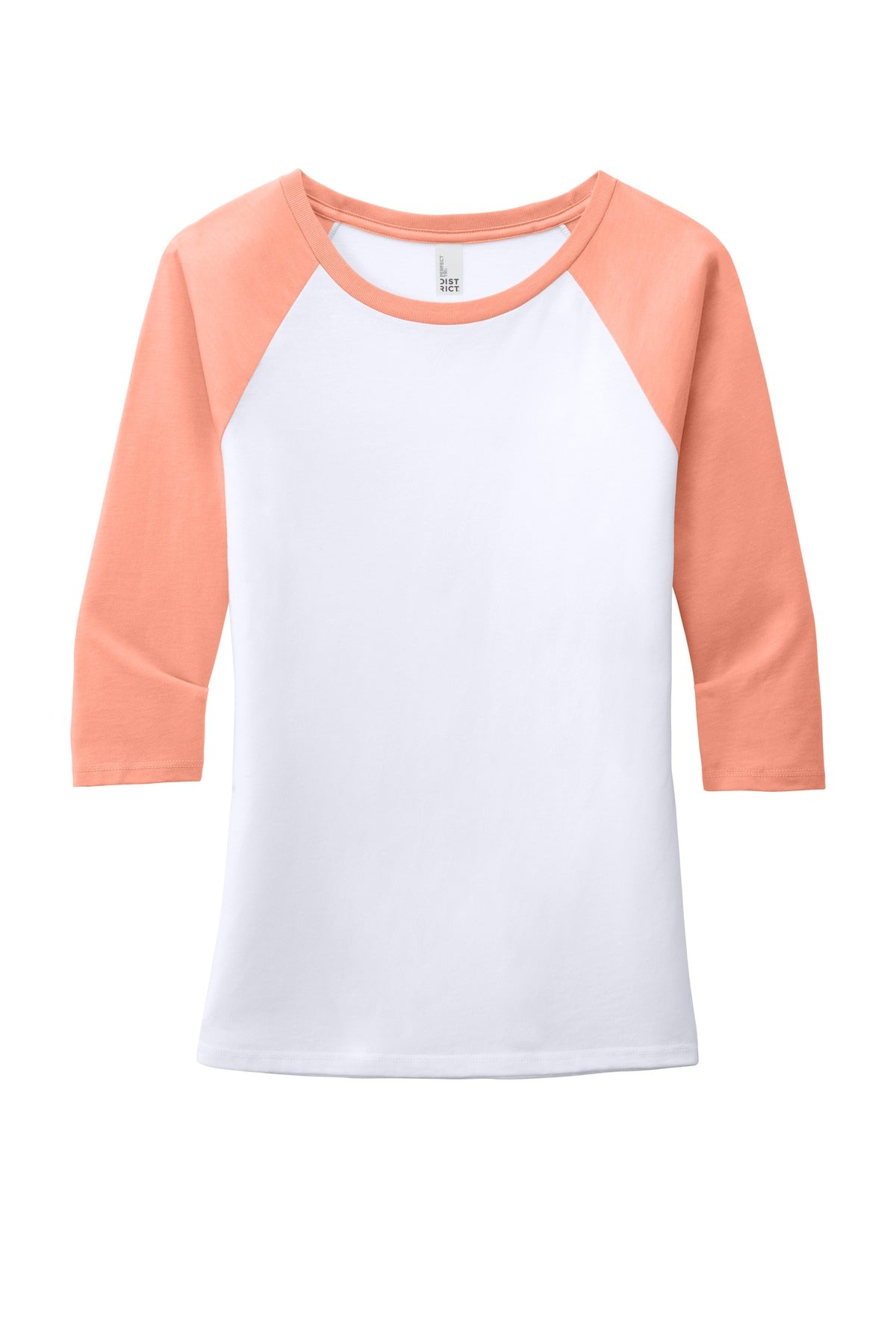 Ladies Tri-Blend 3/4 Sleeve Raglan Tee