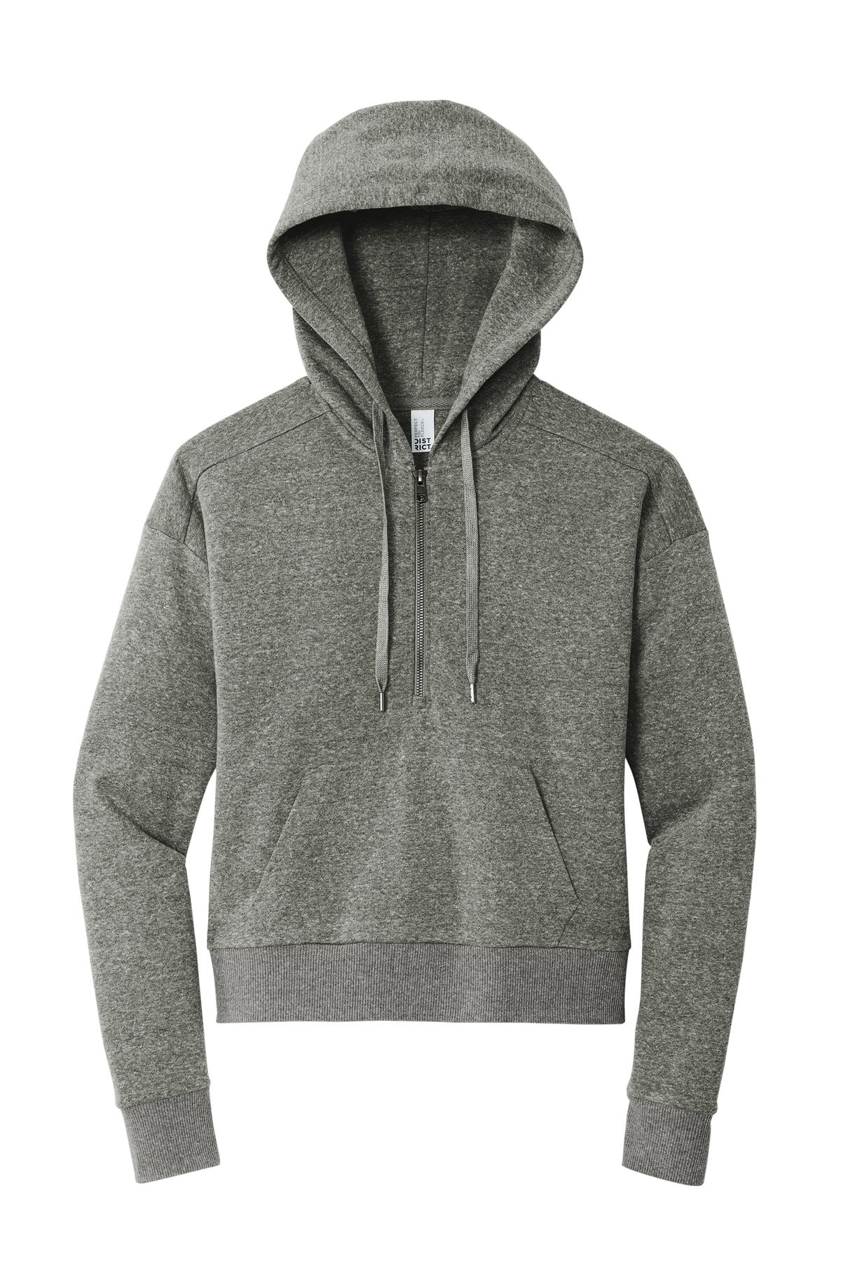 Ladie Perfect Tri-Blend Fleece Lightweight 1/2 Zip Pullover