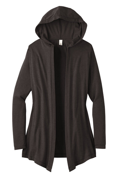 Ladies Tri-Blend Hooded Cardigan