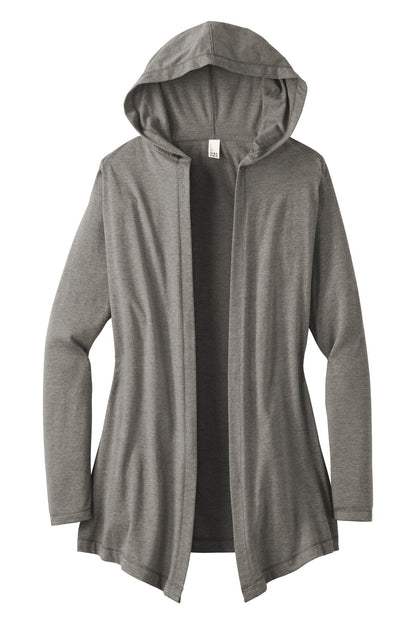 Ladies Tri-Blend Hooded Cardigan