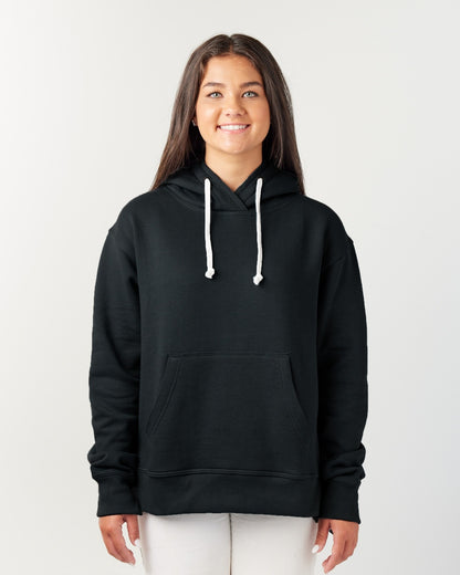 Ladies Drop Tail Hooded Sweatshirt