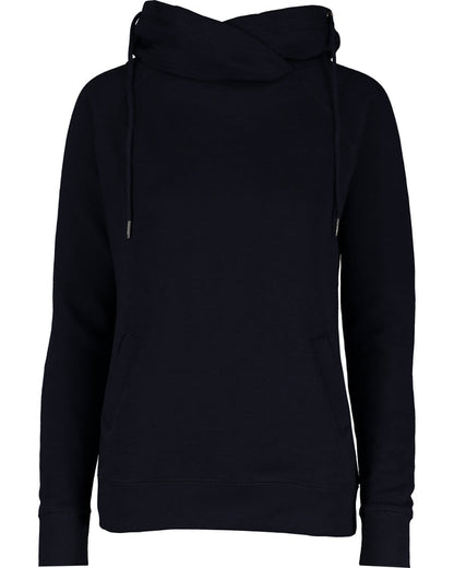 Ladies Funnel Neck Hooded Sweatshirt