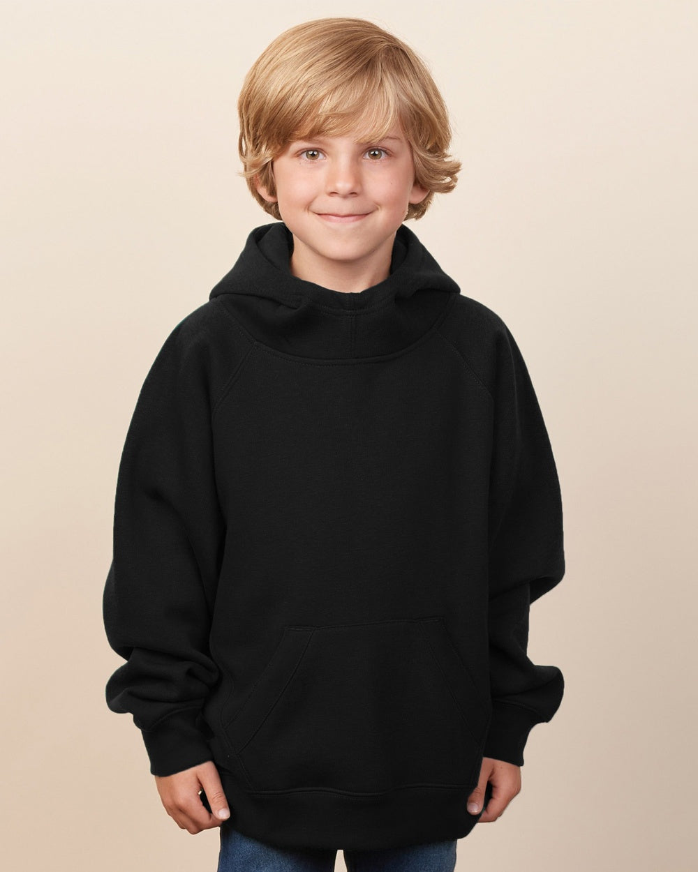 Youth Scuba Neck Hooded Sweatshirt
