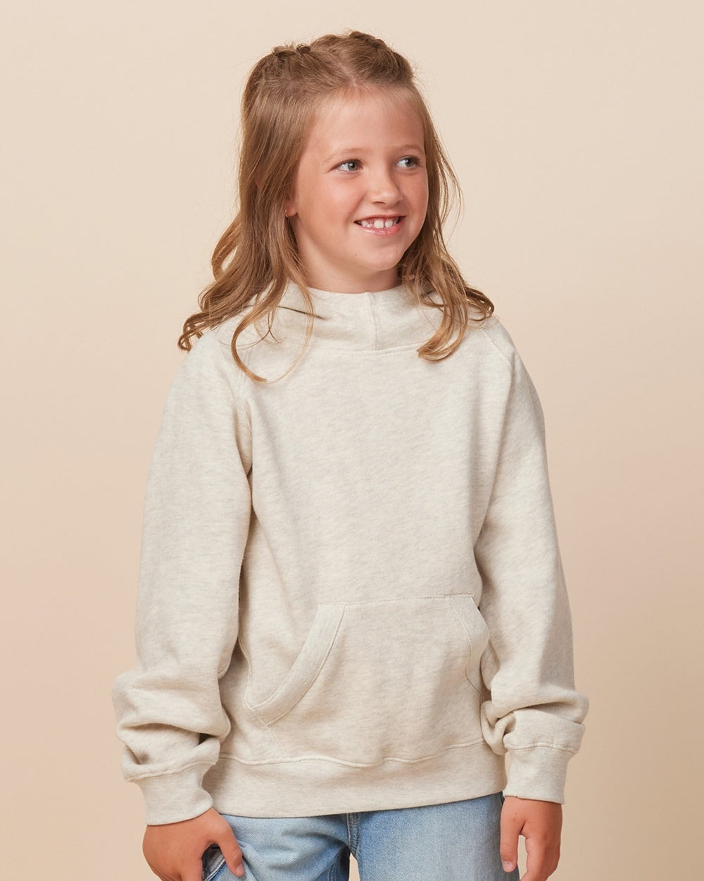 Youth Scuba Neck Hooded Sweatshirt