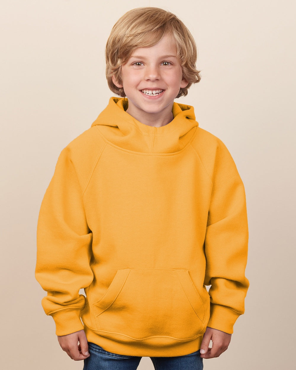 Youth Scuba Neck Hooded Sweatshirt
