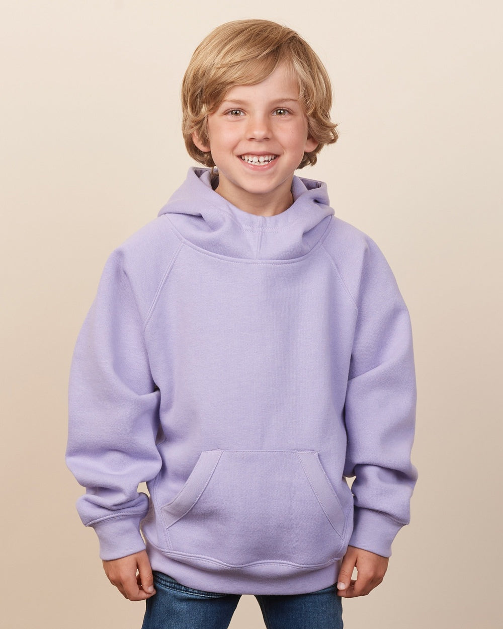 Youth Scuba Neck Hooded Sweatshirt