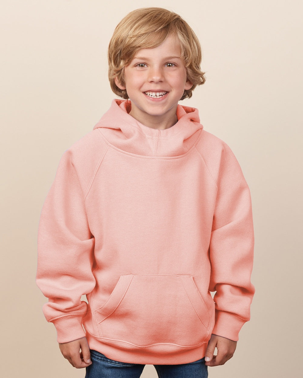 Youth Scuba Neck Hooded Sweatshirt