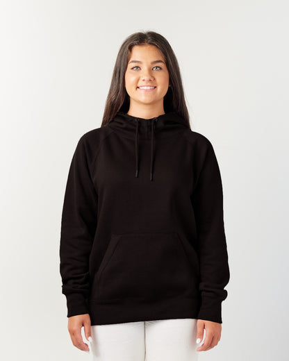 Ladies Scuba Neck Hooded Sweatshirt