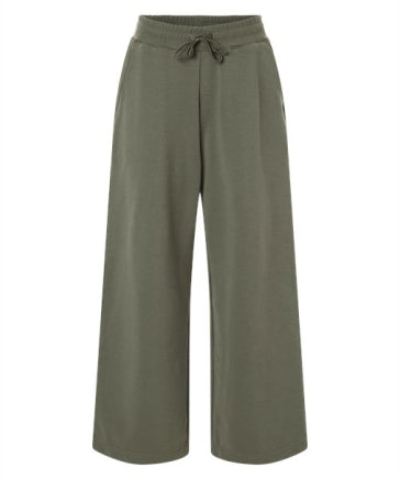 Ladies French Terry Wide Leg Pants