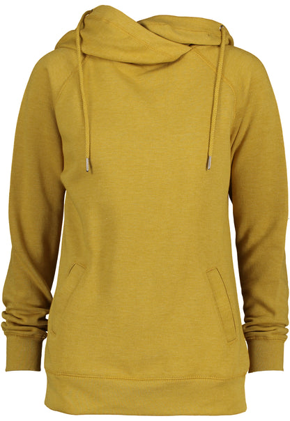 Ladies Funnel Neck Hooded Sweatshirt