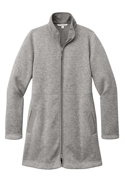 Ladies Arc Sweater Fleece Long Jacket