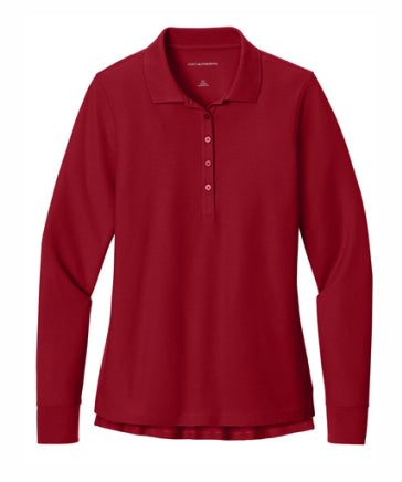 Ladies Wearever Signature Pique Long Sleeve Polo