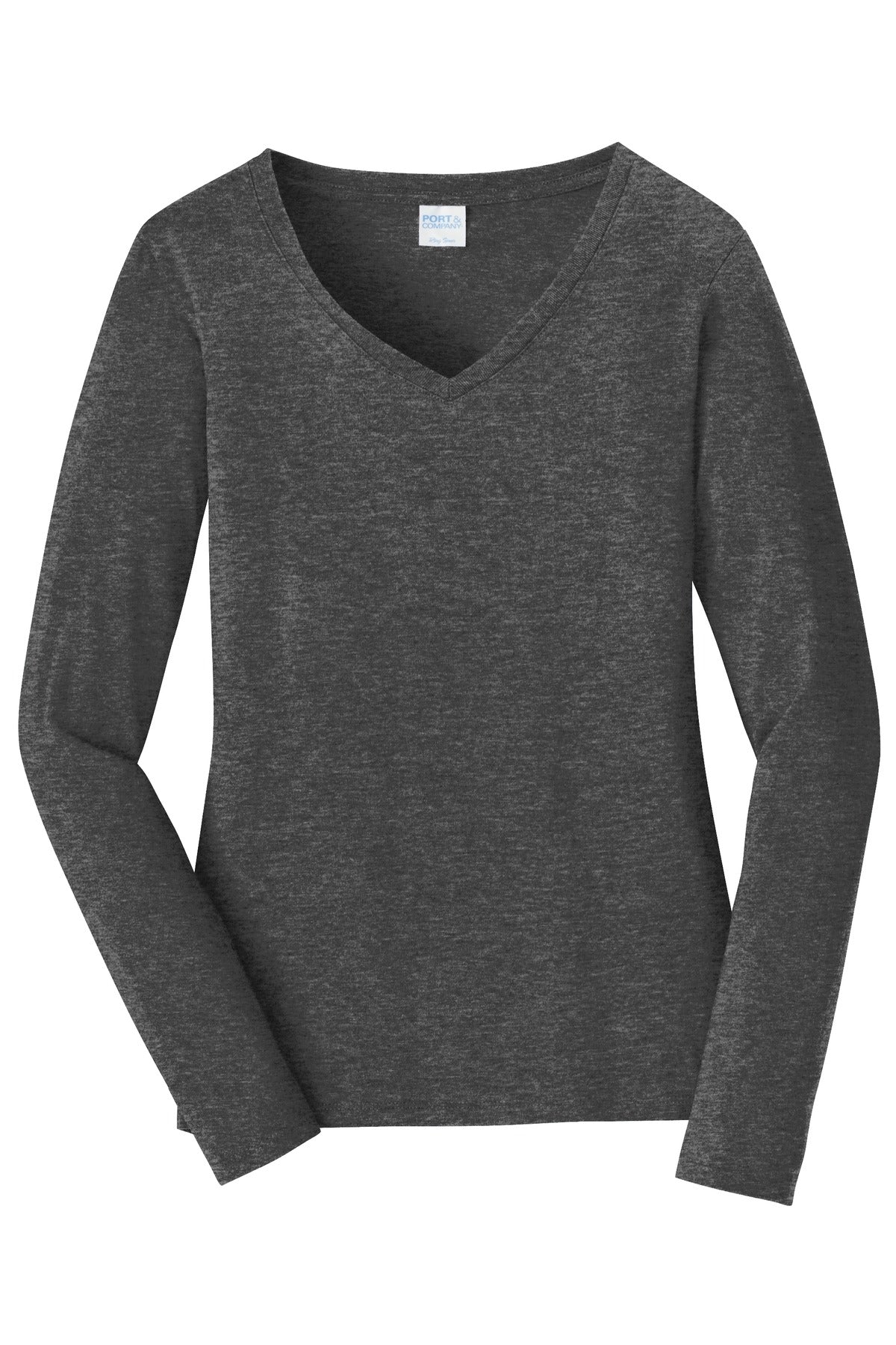 Ladies Fan Favorite V-Neck Long Sleeve T